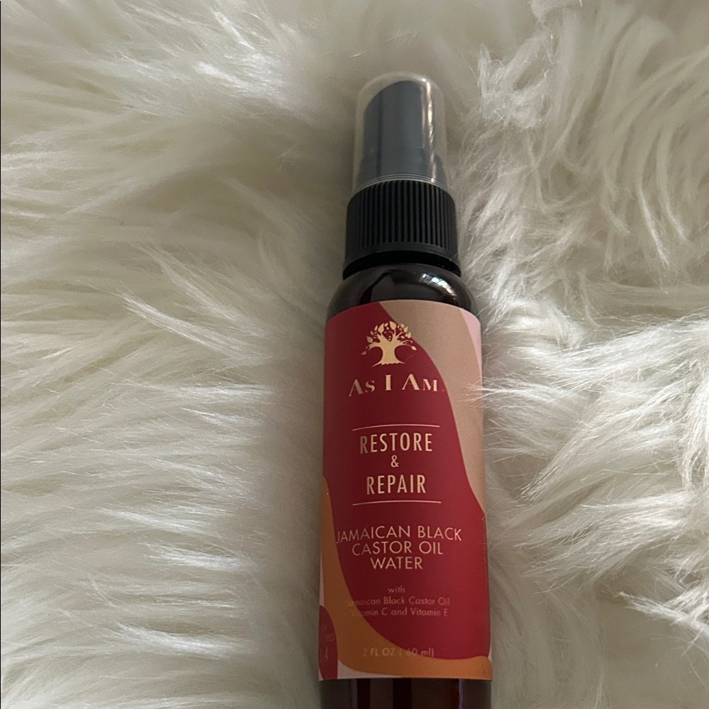 AS I AM Restore & Repair Jamaican Black Castor Oil Water Spray 2oz NEW
